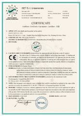 CE-Electric Winch certificate of Giant Lift Co., Ltd. – certificate photo, supplier certificates section