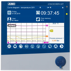 JUMO LOGOSCREEN 601 Math Channels 6 Math Channels Logic Channels 6 Logic Channels Analog Inputs Up To 6 Analog Inputs Model Name/Number JUMO LOGOSCREEN - Image 4