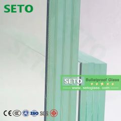 Third-Party Tested High-Transparency Custom Laminated Bulletproof Glass Multi-Layer Composite Safety Glass for Bank Jewelry Counters Partition Door Window - Image 4