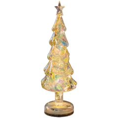 LED Lighted New Product Table Glass Christmas Tree Decorations for Home - Image 5