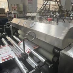 Bus Type Three Side Sealing Plastic Food Bag Making Machine with Material Storage Device - Image 6