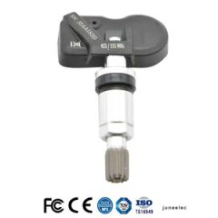 Metallic Silver and Rubber Valve Stem Tire Pressure Repair TPMS - Image 4