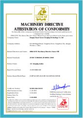 CE Certification certificate from Jiangsu Smart Green Charging Technology Co., Ltd.