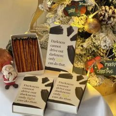 Christmas Customized Logo Gift Matches Personalized Decorative Candle Matches Box - Image 3