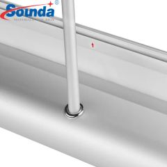 Customized Logo Printing Roll up Banner Stand Display MOQ 10PC Weight 2kg Color Silver Origin China Model NO. RS-17 Trademark - Image 6