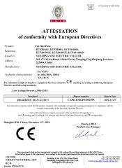 CE for home service certified by BV certificate from Yueqing Yisi Electric Co., Ltd.