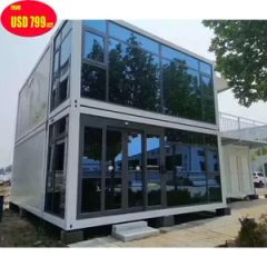 Portable Steel Structure Sandwich Panel Prefab Shipping Container Garage - Image 5
