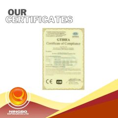 GTIHEA Certificate certificate from Ningbo Ezfocus Co., Ltd.