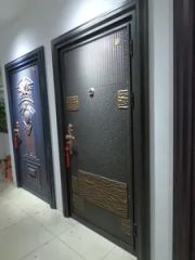 Premium Double Metal Security Door with Sound Insulation Style Modern Origin China Trademark JHR Open Style Swing Position - Image 2