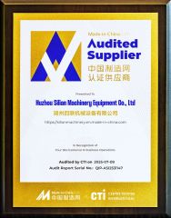 Certified Supplier of Made-in-China.com certificate from Huzhou Silian Machinery Equipment Co., Ltd