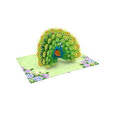 Handmade Paper Pop-up Cards Peacock 3D Cards Greeting cards - Image 5