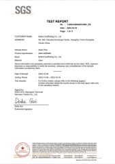 SGS certificate from Bythai Scaffolding Co.,Ltd.