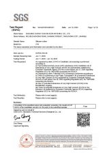 REACH certificate from Xiamen Peak Co., Ltd.