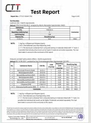 testing reprot3 certificate from Jinjiang Henghao Shoe Industry Ltd.