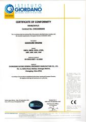 CE2475 certificate of Chongqing Daying General Machinery Manufacture Co., Ltd. – certificate photo, supplier certificates section