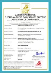 Blister Packing Machine certificate from Nanjing D-Top Pharmatech Co., Ltd.