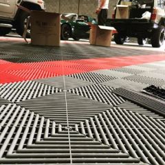 Car Parking Floor Tile Interlocking Plastic PP Garage Floor Tiles for Mobile Garage Parking - Hebei Fu Xuan Trade Co., Ltd.