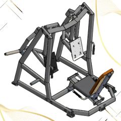 Gym Strength Fitness Equipment Seated Leg Press (Dual Track) China Body Building - Image 1