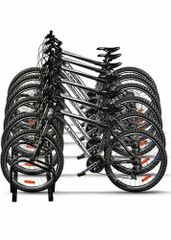 Steel Floor Mount Bicycle Rack for 5 Cycles Foldable No Material Steel Load Capacity 15 kg Rack Type Front Rack Mount Location - Image 3