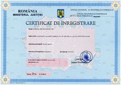 business license certificate from Agroral import export srl 