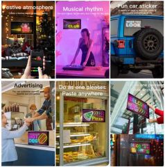 630 200mm APP Programmable Flexible LED Sign Blue Tooth APP Control Custom Text - Image 6