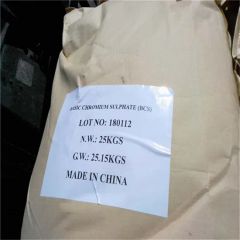 Sulfur Based 24-26% Basic Chromium Sulphate for Tanning Purity ≤30% Color Green Sample Free Origin Gansu Reach Available - Image 6