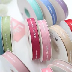 Custom Logo Silk Screen Printed Gift Personalised Ribbons Polyester Ribbon - Image 1