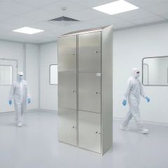 Modular Cleanroom Solutions with Custom Fireproof Steel Lockers - Image 1