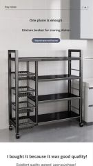 Versatile Rolling Storage Rack with Metal Vegetable Baskets Sets 1-3PCS Origin China Style Modern Trademark SY Material Metal - Image 6