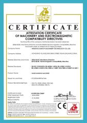 CE certificate from Wenzhou Suntop Machinery Technology Co., Ltd.