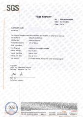 GROUT ANCHOR SS316 SGS TEST REPORT certificate of Xinghua Jinf Stainless Steel Co., Ltd. – certificate photo, supplier certificates section