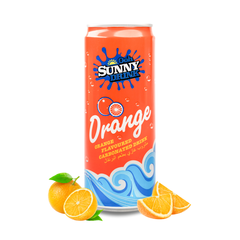 Wholesale Malaysia Supplier Halal Certified Brand Ooh Sunny Assorted Flavor Carbonated Soft Drink Cola 325ml Slim Can Packaging - Image 2