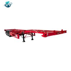 Hot Sell 3 Axles Skeleton Chassis Semi Trailer Container Skeletal Transport Skeleton Truck Semi Trailer - Shandong Luyi Vehicle Co., Ltd