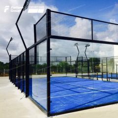 Fortune Padel Full Panoramic 10X20m Steel Paddle Court Flexible Floor Padel Carpet Tennis Court Equipment Roof Tent Field Padel - Hebei Fu Xuan Trade Co., Ltd.