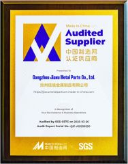 SGS Certificate certificate from Cangzhou Jiaxu Metal Parts Co., Ltd.