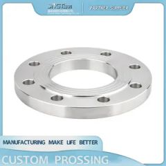 Industrial Pipe CNC Machining Turning Milling Drilling Lathing Stainless Steel Welding Flange - CNC Machining Service Stainless Steel Parts - Jiashan Crystal Model Technology Co., Ltd.