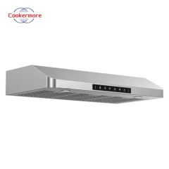 Slim Touch Control Stainless Steel Kitchen Smoke Extraction Range Hood - Image 2