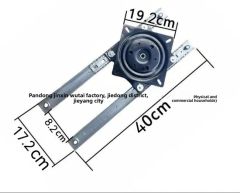 Rotating Sliding Mechanism Retractable Telescopic Integrated with Extendable Dining Kitchen Adjustable Moveable Lsland Table Hardw - Image 6