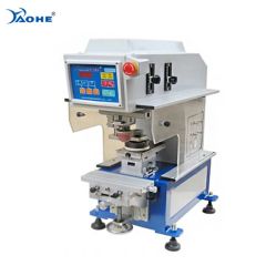 Desktop 2 Pads Ink Cup Tampon Printing Machine/ Tabletop Single Color Pad Printer - Image 1