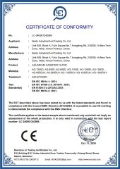 CE EMC of Filter Canister certificate of Bests Industrial and Trading Co., Ltd – certificate photo, supplier certificates section