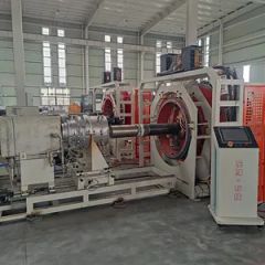 High Pressure Resistant Steel Frame PE Composite Pipe Automated Single Screw Plastic Extruder - Image 4