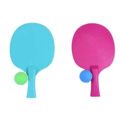 Plastic Small Ping Pong Rackets Set with Ball for Kids MOQ 3000 Custom Yes Color Custom Trademark EZ Origin China Purpose Sports - Image 2