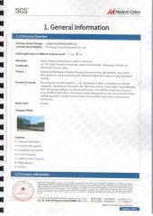 certificate certificate of Shandong Chenhua Waterproof Co., Ltd. – certificate photo, supplier certificates section