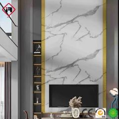 New 3D Special Design Wall Material PVC Marble Sheet Marble Panel 3mm PVC Wall Panel - Image 3
