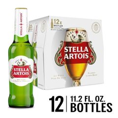 Wholesale Stella Artois Premium Lager Beer, 12 pack, 11.2 fl oz Glass Bottles, 5% ABV - Image 2