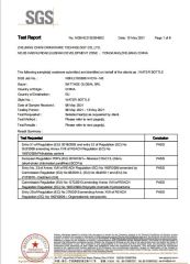 REACH certificate from Shanghai Karry Industrial Co., Ltd.