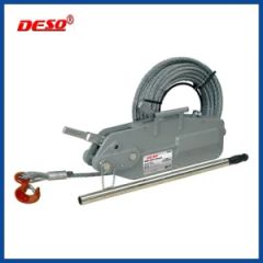 Aluminum Alloy Steel Wire Rope Winch / Lever Cable Puller Hoist Tirfor - Chongqing Deso Lifting Co., Ltd.