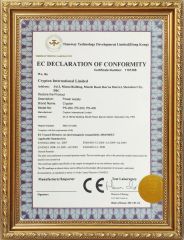 Power supply certificate from S4A Industrial Co., Limited