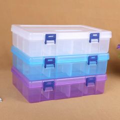 16 Grid Plastic Adjustable Jewelry Organizer Box Storage Container Case - Image 6