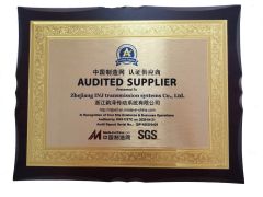 SGS certificate of Zhejiang INJ Transmission Systems Co., Ltd. – certificate photo, supplier certificates section